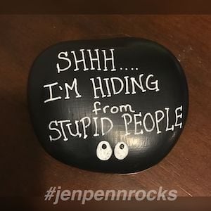 Stupid People Quote Rock