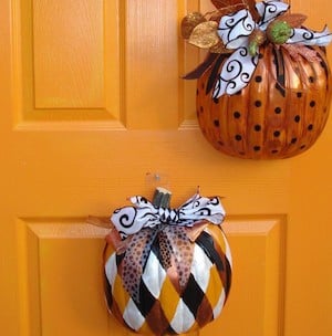 Pumpkin Pail Fall Door Decoration