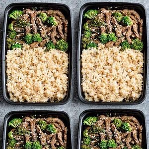 Beef and Broccoli meal prep recipe