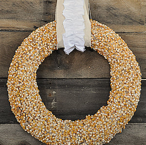 Popcorn Kernel Wreath 