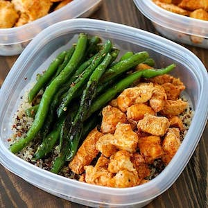 Baked Lime Chicken Meal Prep Bowls