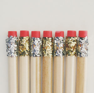 Glitter Pencils Back to School Craft