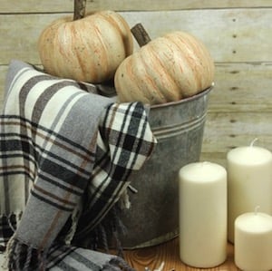 Distressed Dollar Store Pumpkins with a Crackle Finish