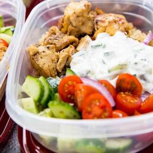 Easy Meal Prep Greek Chicken Bowls for lunch