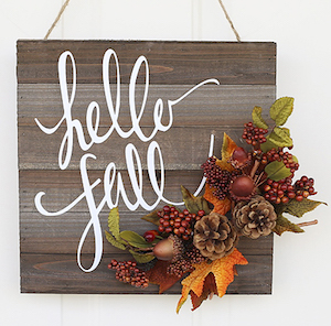 50 Cheap and Easy DIY Fall Wreaths - Prudent Penny Pincher