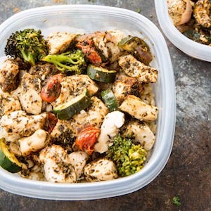 Italian Chicken Meal Prep Bowls