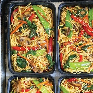 Lo Mein Meal Prep idea