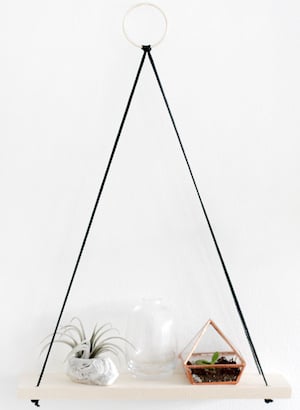 DIY Hanging Shelf