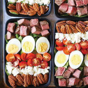 Steak Cobb Salad Meal Prep idea