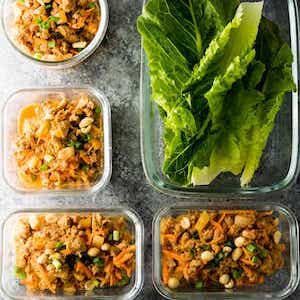 Thai Turkey Meal Prep Lettuce Wraps