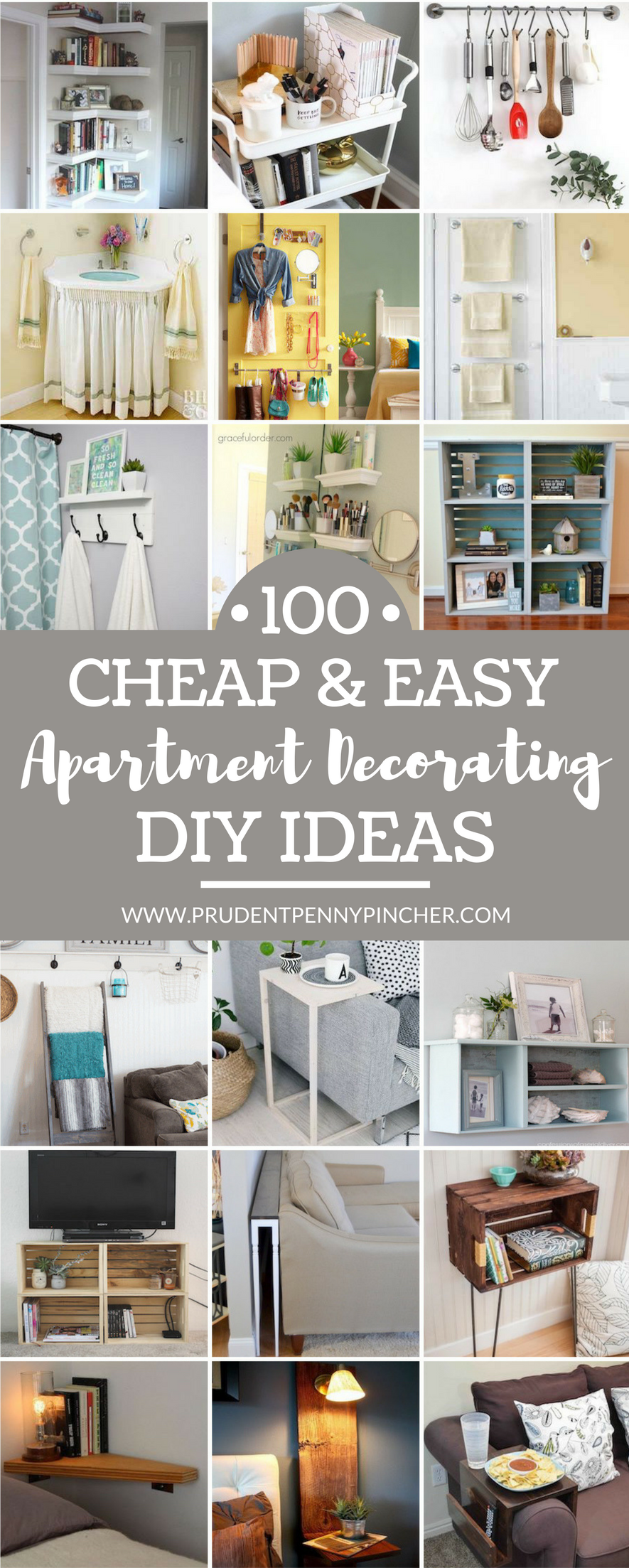 100 Cheap and Easy DIY Apartment Decorating Ideas