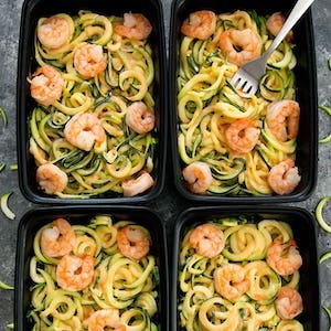 Skinny Bang Bang Zucchini Noodles Meal Prep recipe