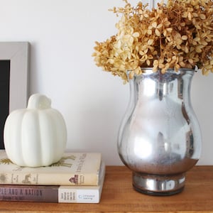 DIY Mercury Glass Vase apartment decorating idea