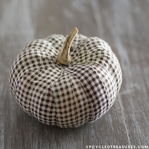 DIY Fabric Tape Pumpkins