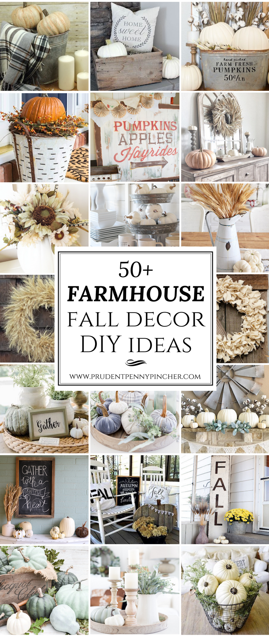 50 Farmhouse Fall Decor DIY Ideas