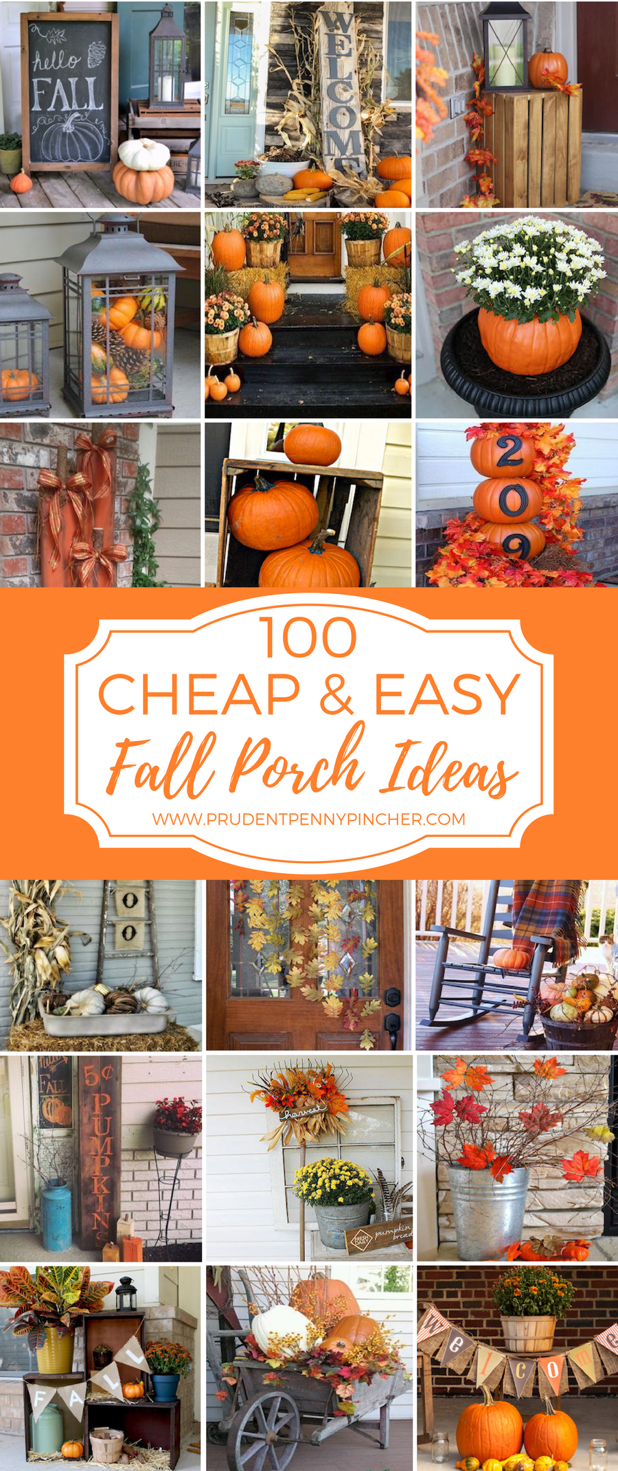 50 Cheap and Easy DIY Outdoor Fall Decorations | DIY Opic - 2021@