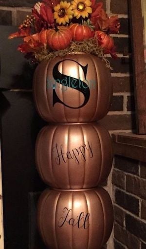 halloween pumpkin pail Topiary for the front porch