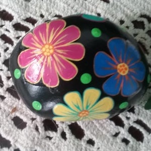 Colorful Flower stone