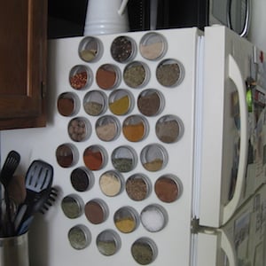 DIY Spice Rack Magnets