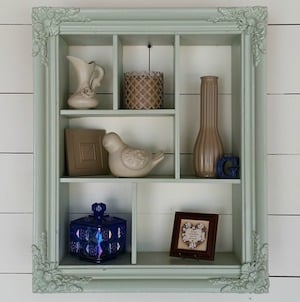 Picture Frame Shadow Box Shelf