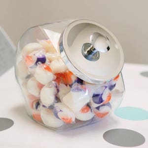 Laundry Pod Holder cookie jar