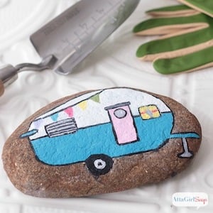 Vintage Camper stone