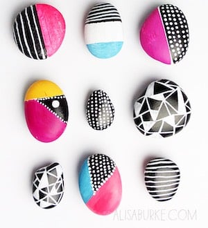 Geometric Shape Rocks