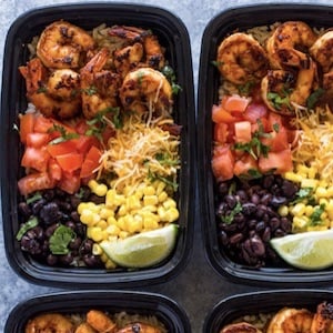 Shrimp Taco Meal Prep Bowls