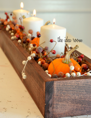 Rustic Thanksgiving Table Centerpiece 