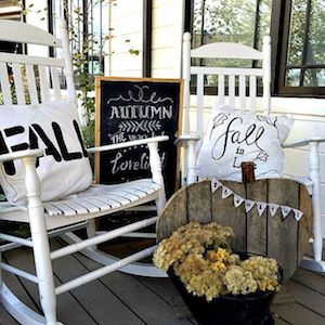 Farmhouse Fall Porch