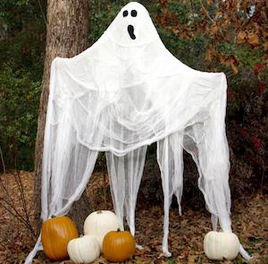 lifesize Levitating Ghost outdoor halloween decoration