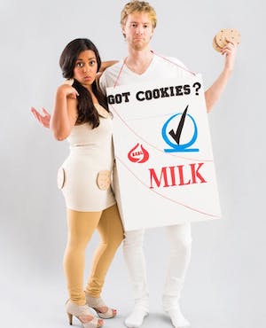 Cookies and Milk Couples Halloween Costume