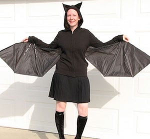 Bat Costume diy halloween costume