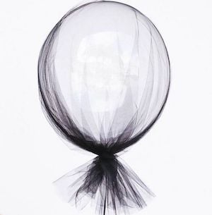 Black Tulle Balloon