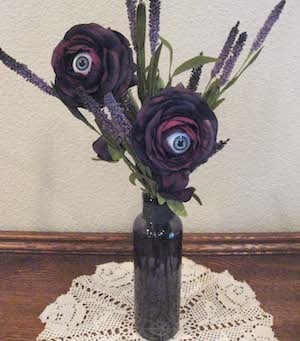 eyeball flowers Scary halloween decoration