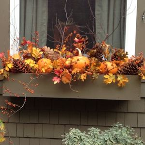 fall window box