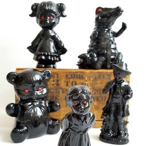 halloween crafts for adults - haunted figurines