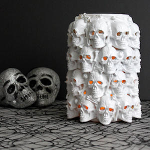 Boneyard Lantern Dollar Tree Halloween Decoration