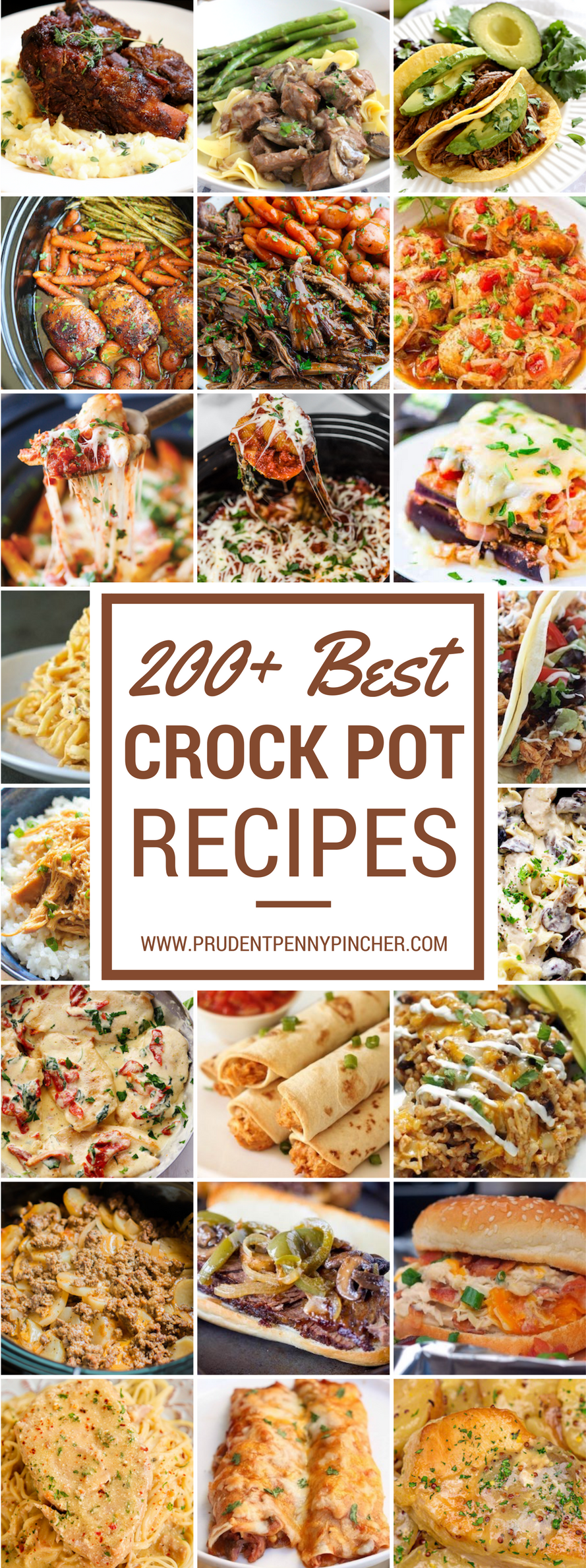 200 Best Crock Pot Recipes - Prudent Penny Pincher