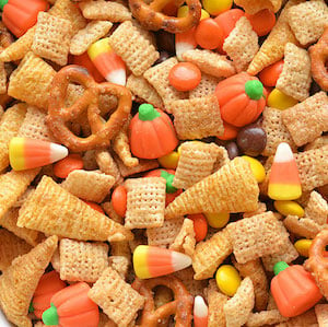 Halloween Harvest Hash Chex Mix