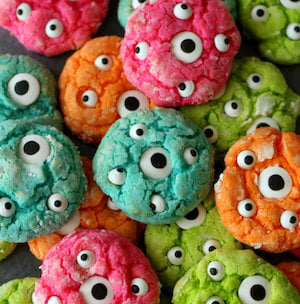 Gooey Monster Eye Cookies