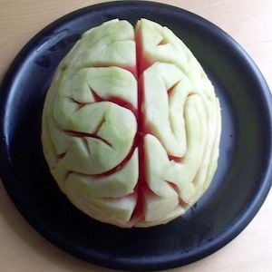 halloween Melon Brains appetizer