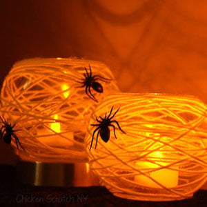 Dollar Tree Spiderweb Halloween Votive Holder Halloween Decoration