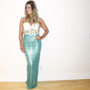 DIY Mermaid Costume for women