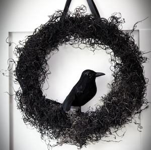DIY Crow Wreath
