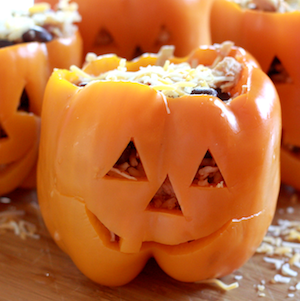 Stuffed Halloween Peppers