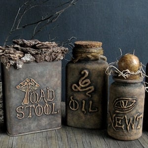Spooky Halloween Bottles