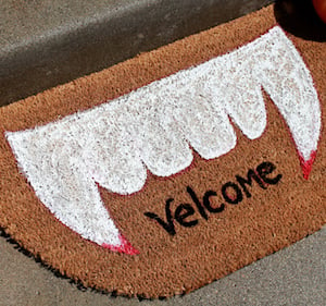 Spooky Welcome Mat