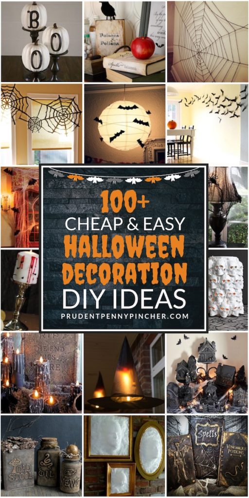 100 Cheap and Easy DIY Halloween Decorations - Prudent Penny Pincher