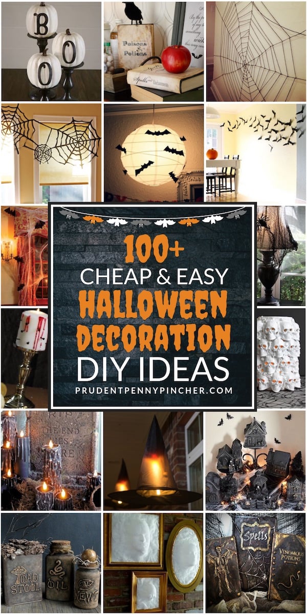 100 Cheap And Easy Diy Halloween Decorations Prudent Penny Pincher